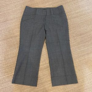 Express Design Studio Women’s Editor Cropped Dress Pants gray grey Size 10